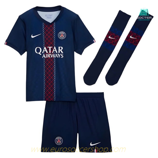 2025-2026 PSG Home Little Kids Mini Kit