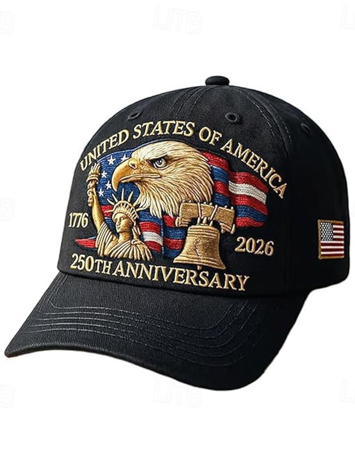 4th of July 2026 250th Memorial Day Men's 3D Print US Flag Crew Neck Short Sleeve T-Shirt Daily Street