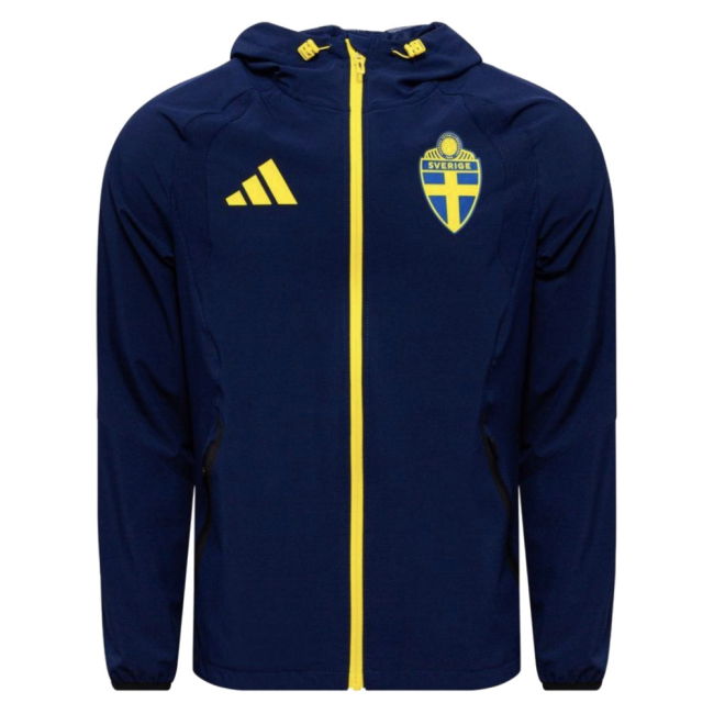 Original Premium Sweden 2026-2027 Sweden Full Zip Windbreaker (Navy)