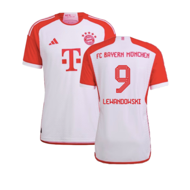 2023-2024 Bayern Home Affordable Shirt (Lewandowski 9) Antibacterial