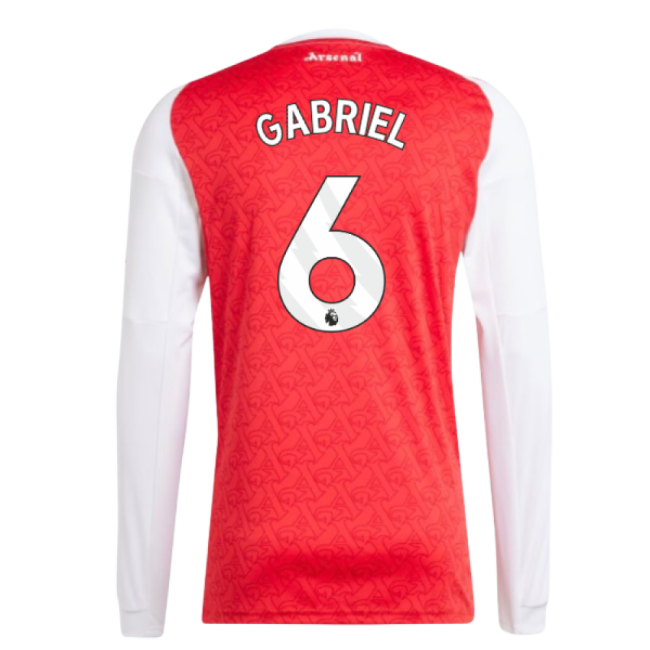 Premier League Jersey 2025-2026 ARS Home Stretchable Gabriel 6 Ad#939