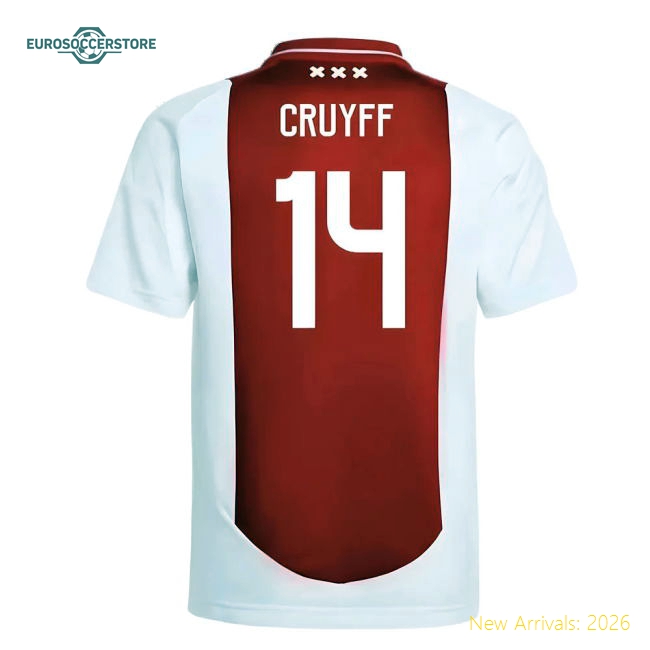 Comfortable Kids Football Team Cruyff Jersey 2024-2025 Breathable
