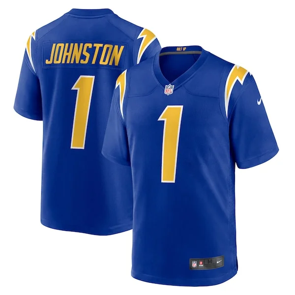 None Quentin Johnston Game Jersey - Royal | NFL Player Jersey