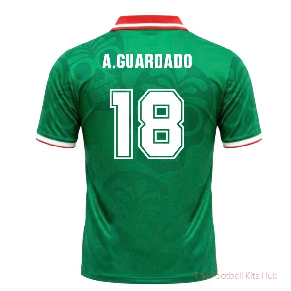 UMBRO Mexico World Cup 26 Football Shirt (A.Guardado 18)