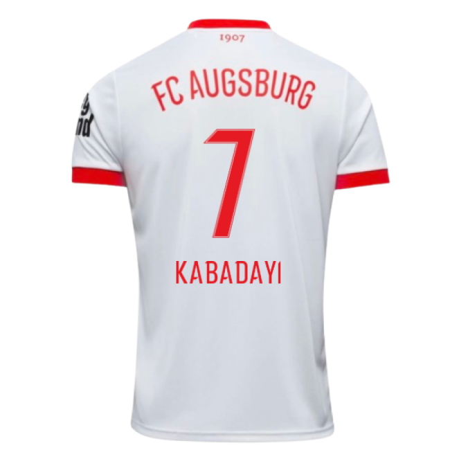 High-Quality 2025-2026 Fc Augsburg Home Shirt (Kabadayi 7)