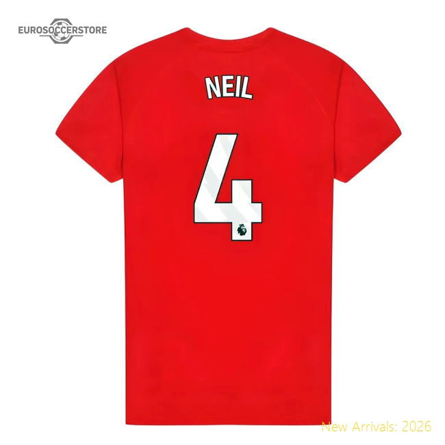 Sunderland Poly T-Shirt Red - Childrens Neil 4 For Premier League Fans