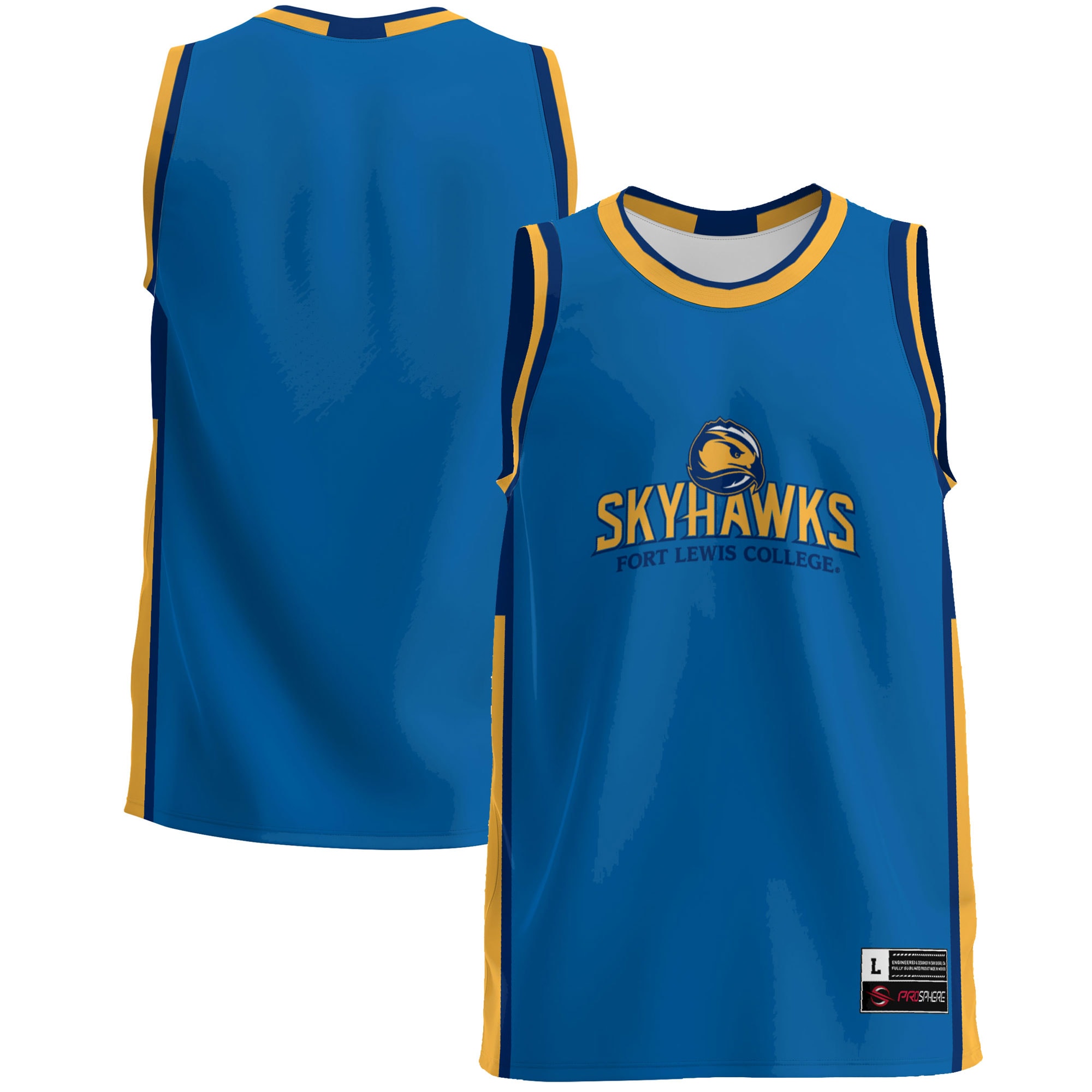 [NJP] Fort Lewis College Skyhawks GameDay Greats Lightweight Basketball Jersey - Blue