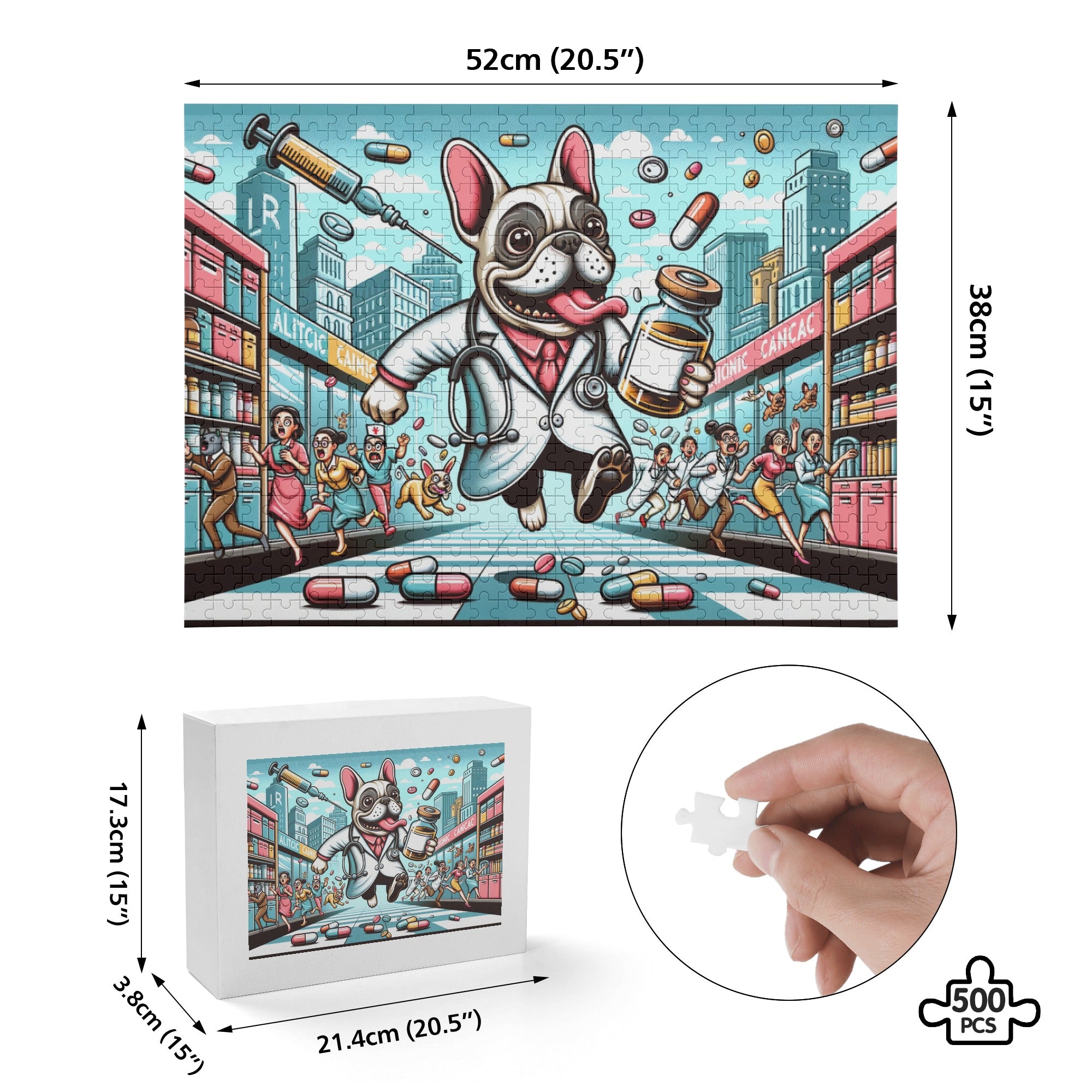 High-Quality Everyday Ace - 500-piece Wooden Puzzle for Casual Outings