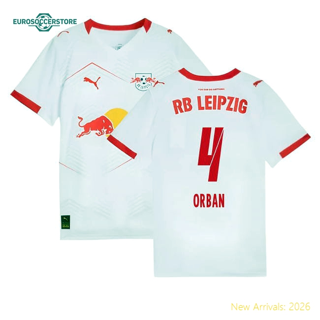 2025-2026 Red Bull Leipzig Home Shirt (Kids) (Orban 4)