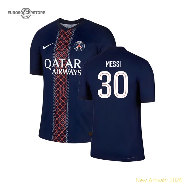 Psg Messi Supreme Home Jersey Signature Uv-protective Quick-dry