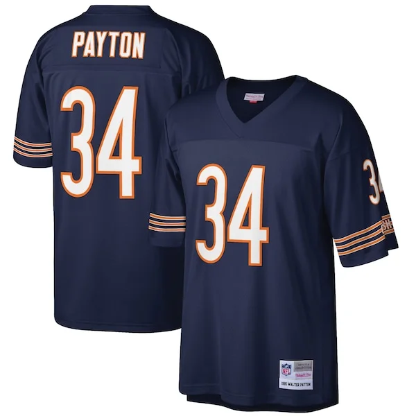 None Walter Payton Replica Jersey - Navy | NFL Player Jersey