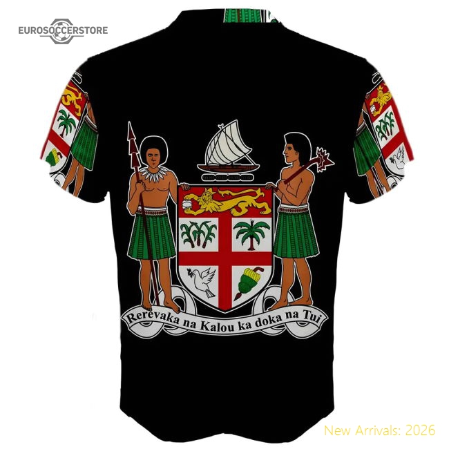 Exceptional Fiji Coat Of Arms Sublimated Sports Jersey - Premium Collection
