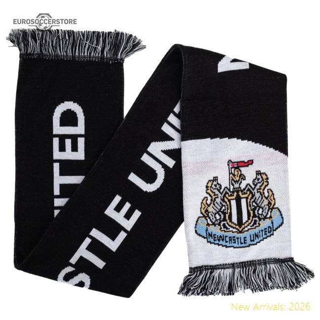 Newcastle United Fc Diagonal Scarf - Collectors Item - Premium Quality