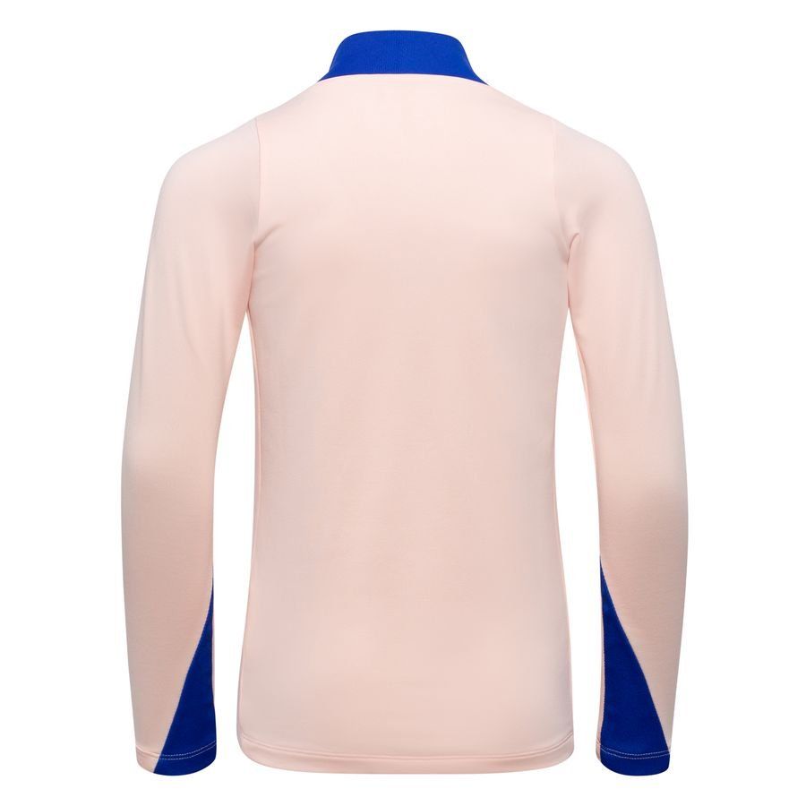 France Training Shirt Dri-FIT Strike Drill Women's EURO 2025 - Washed Coral/Bright Blue Kids