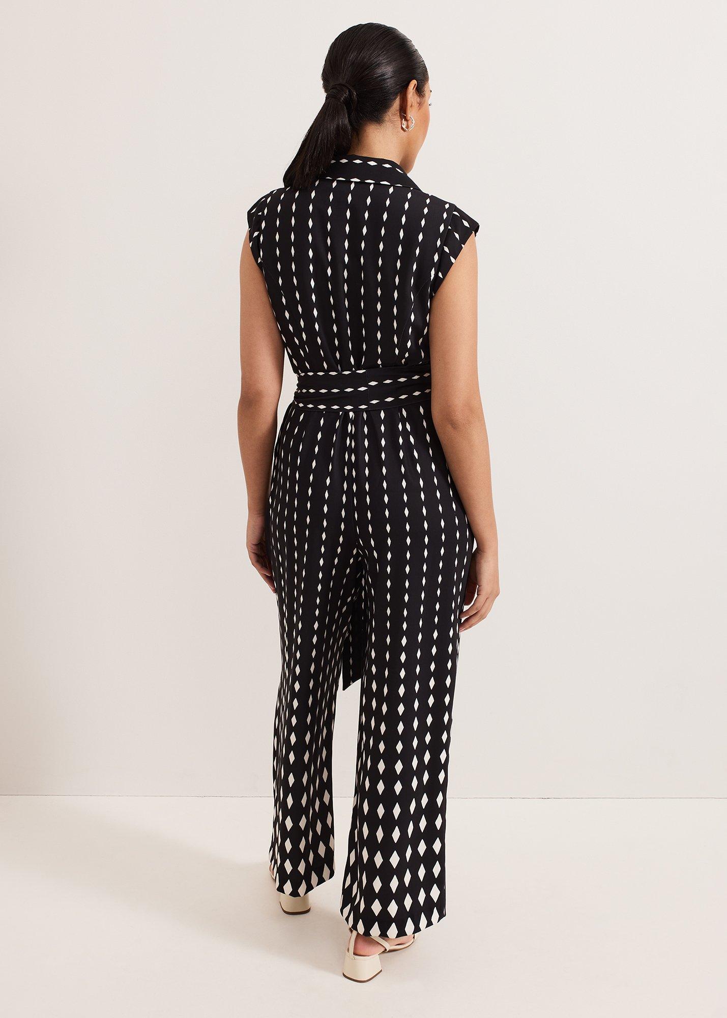 Petite Delina Geo Jumpsuit