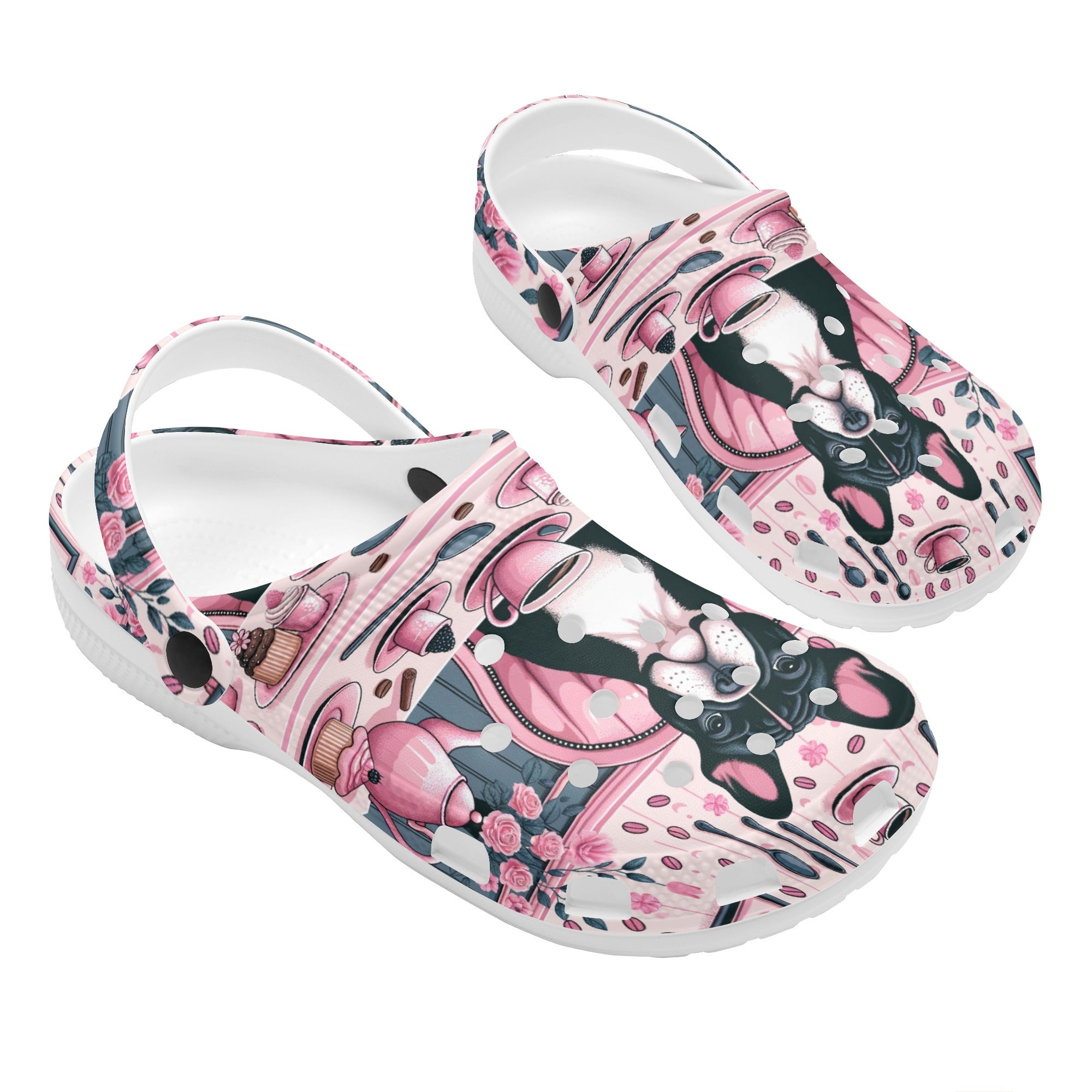 Coco - Bulldog Unisex Clogs Summer Wear | Durable Build