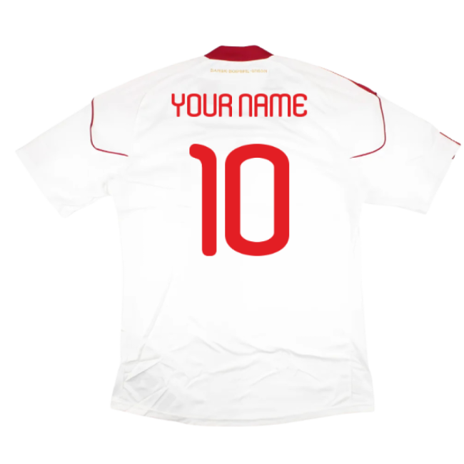 Replica 2010-2011 Denmark Away Your Name With Vintage Design