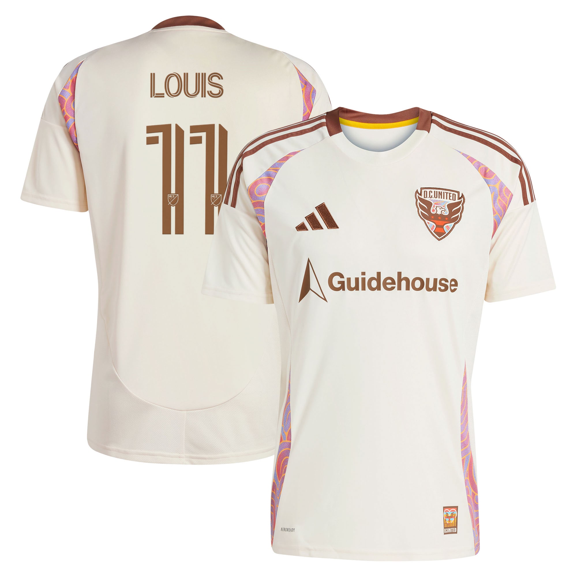 [SJH] Louis Munteanu D.C. United 2025 The Soul Kit Replica Jersey - Natural
