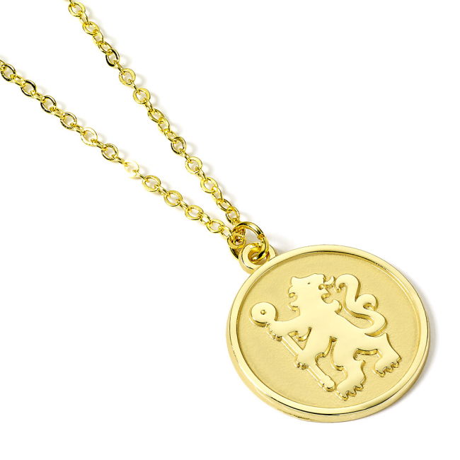Chelsea FC Gold Finish Crest Necklace
