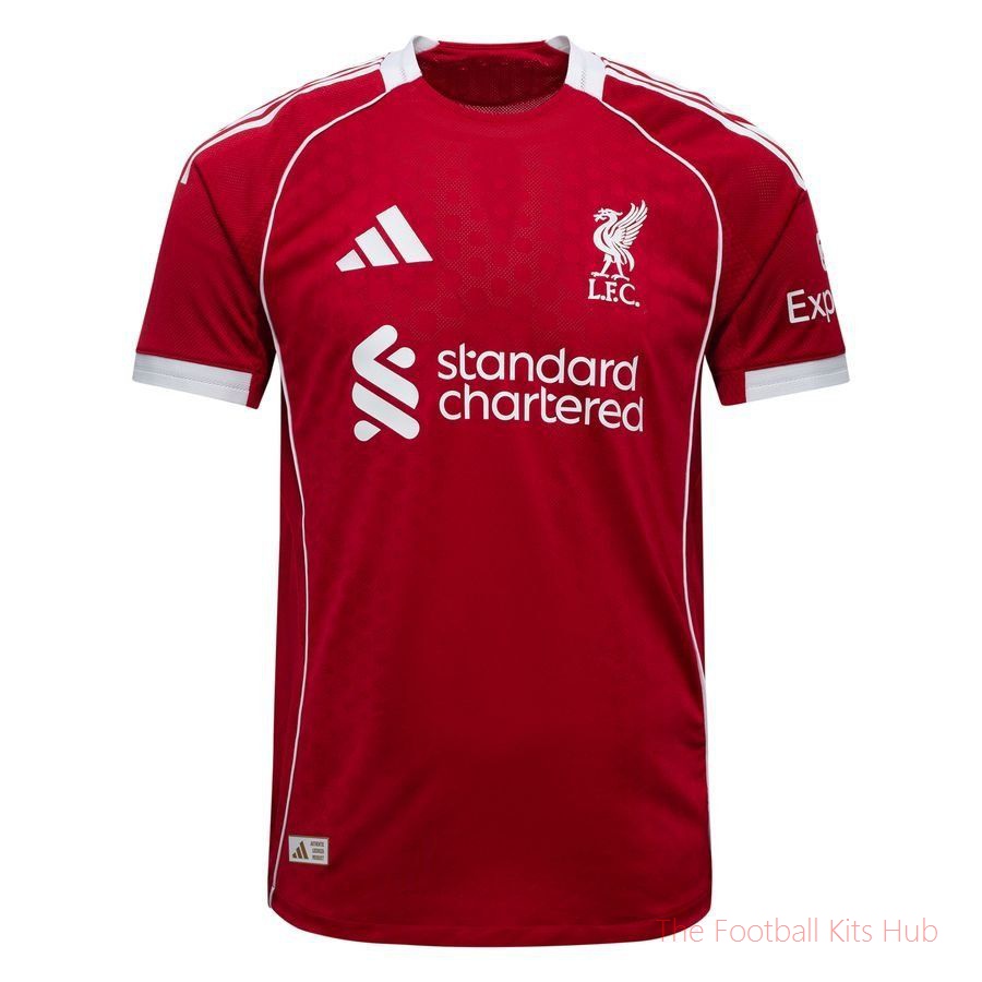 Liverpool Home Shirt Champions League 2025/26 Authentic