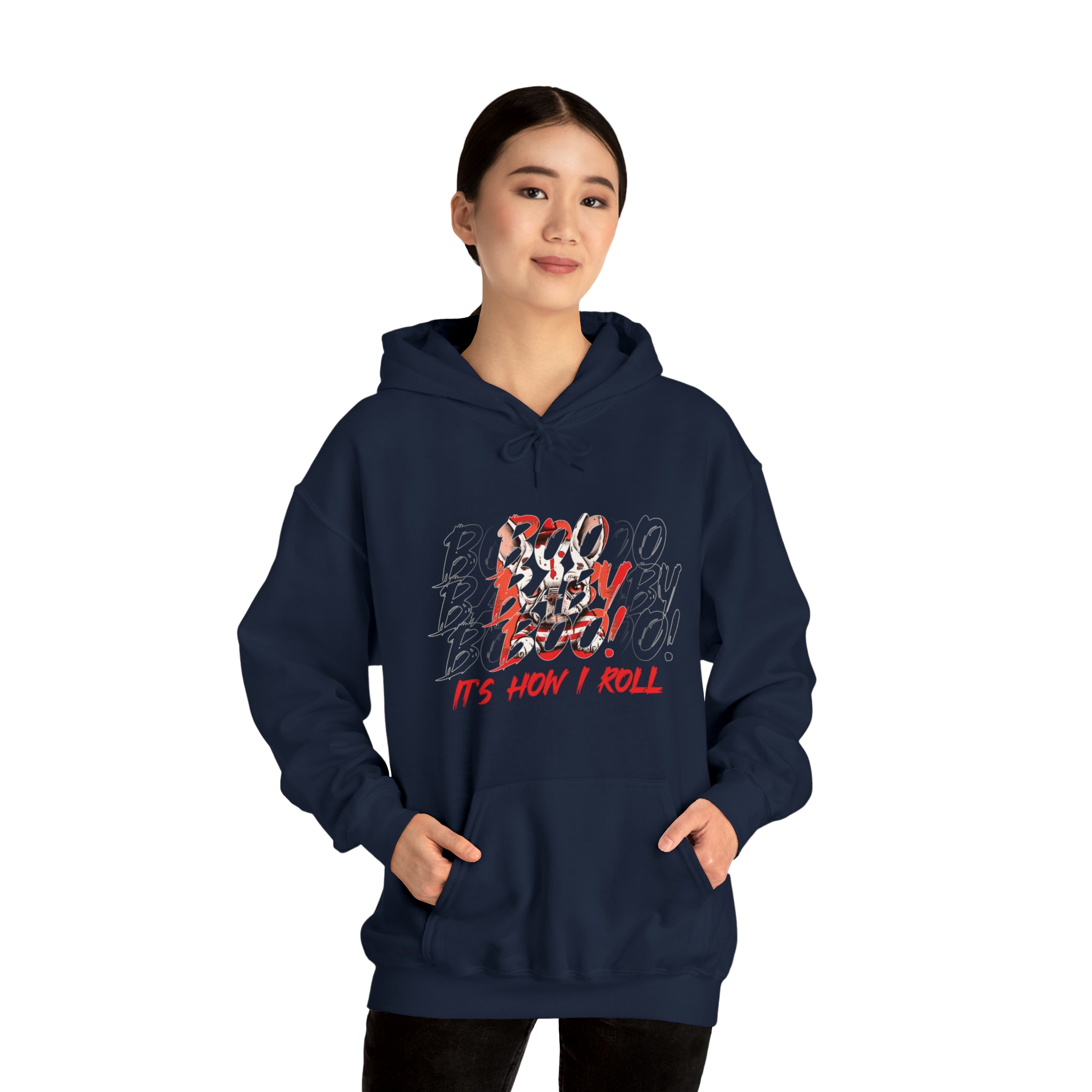 How - Durable I Roll Halloween Unisex Hoodie Everyday Use