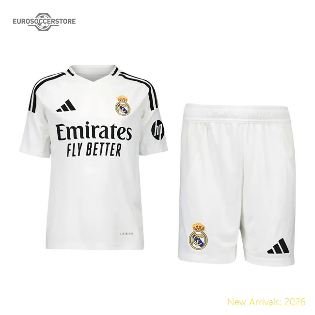 Real Madrid Home Youth Kit 2024-2025 Fan Wear Jersey