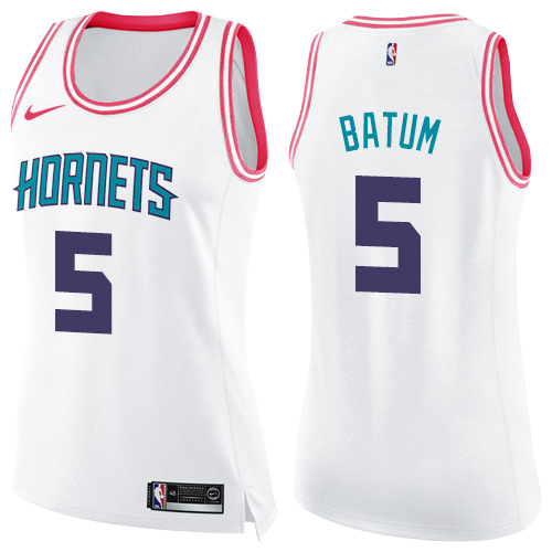 Hornets #5 Nicolas Batum Official 2024 Icon NBA Jersey - White