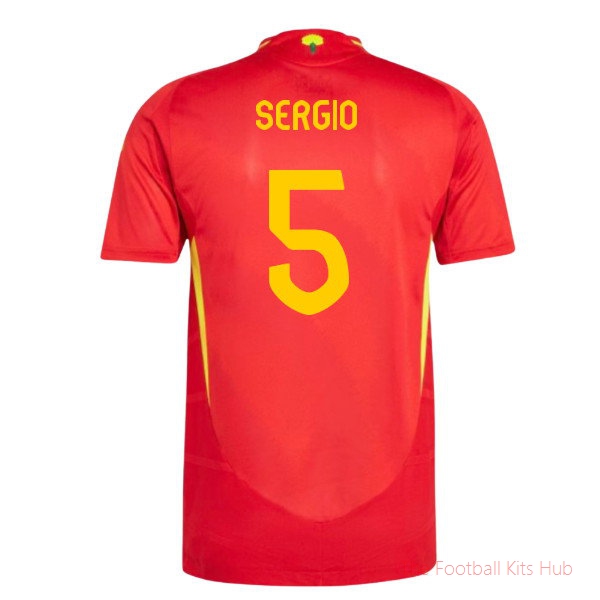 2024-2025 Spain Authentic Home Shirt (Sergio 5)