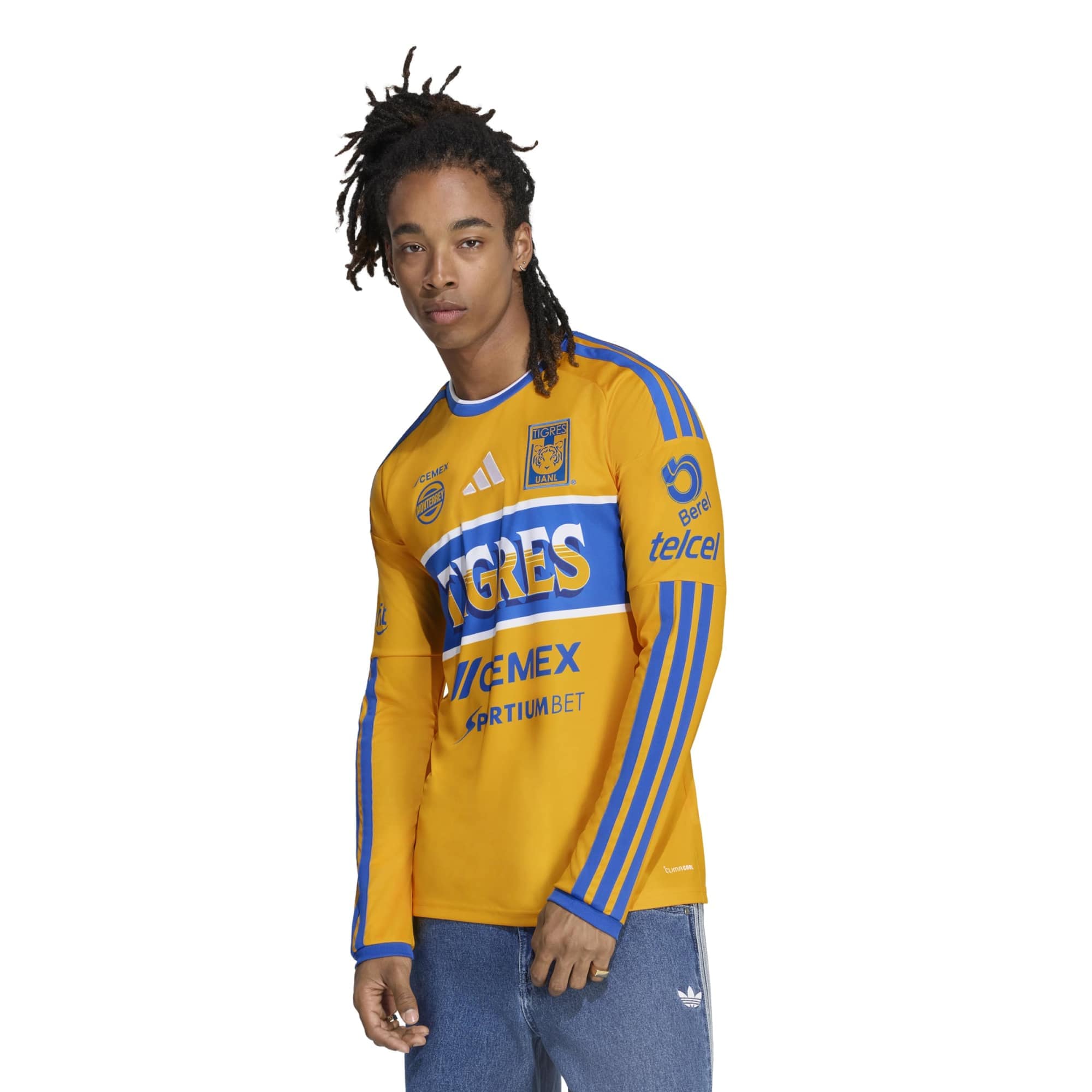 [SJH] Tigres UANL 2026/27 Home Replica Long Sleeve Jersey - Gold