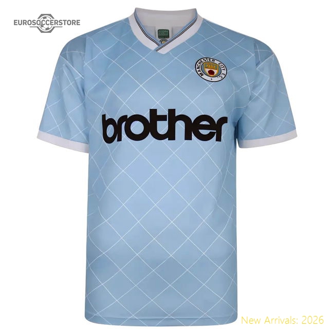 Superior High-Quality Retro Manchester City Shirt - Replica