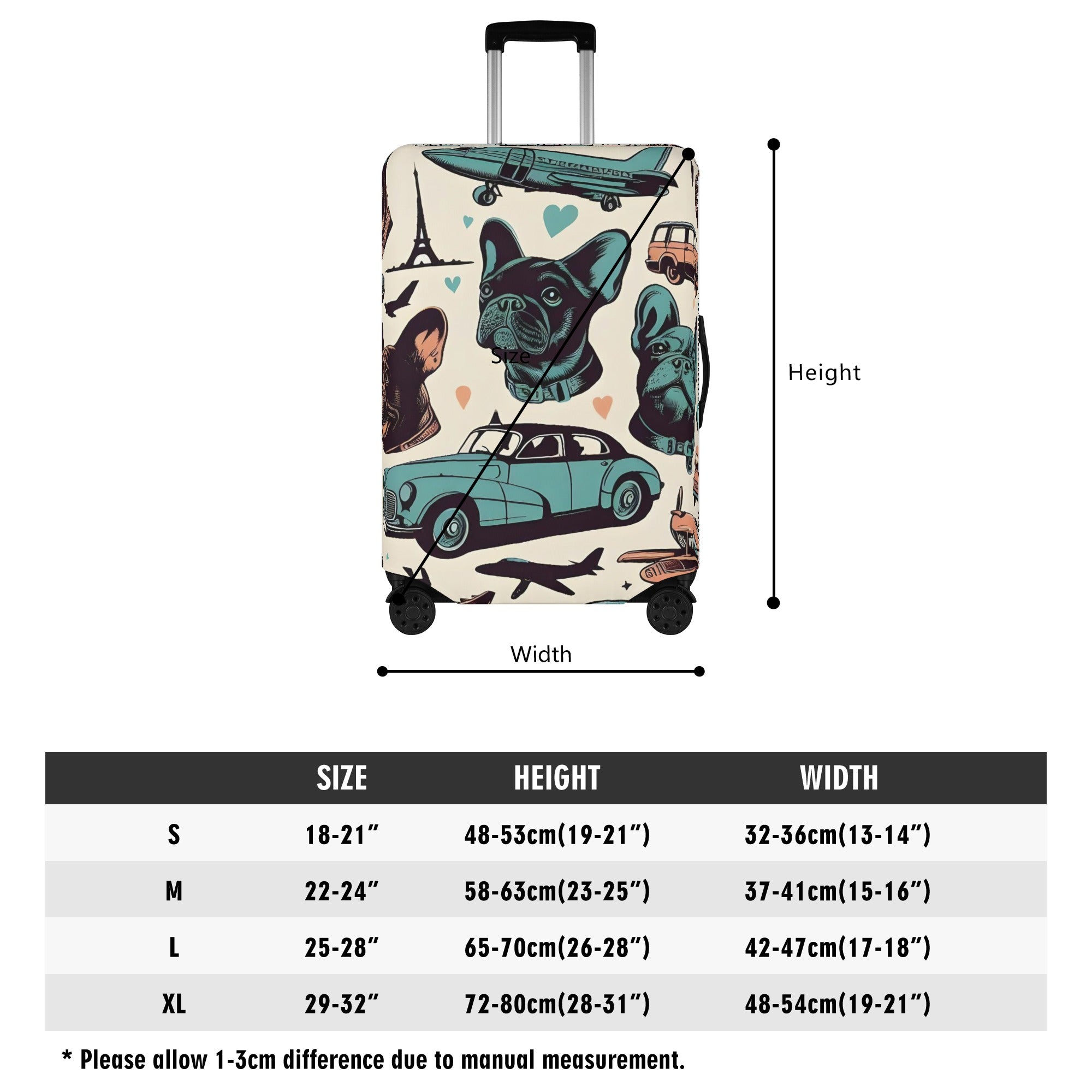 Pet-Lover Fashion-Forward Moose - Luggage Cover as a Gift Durable