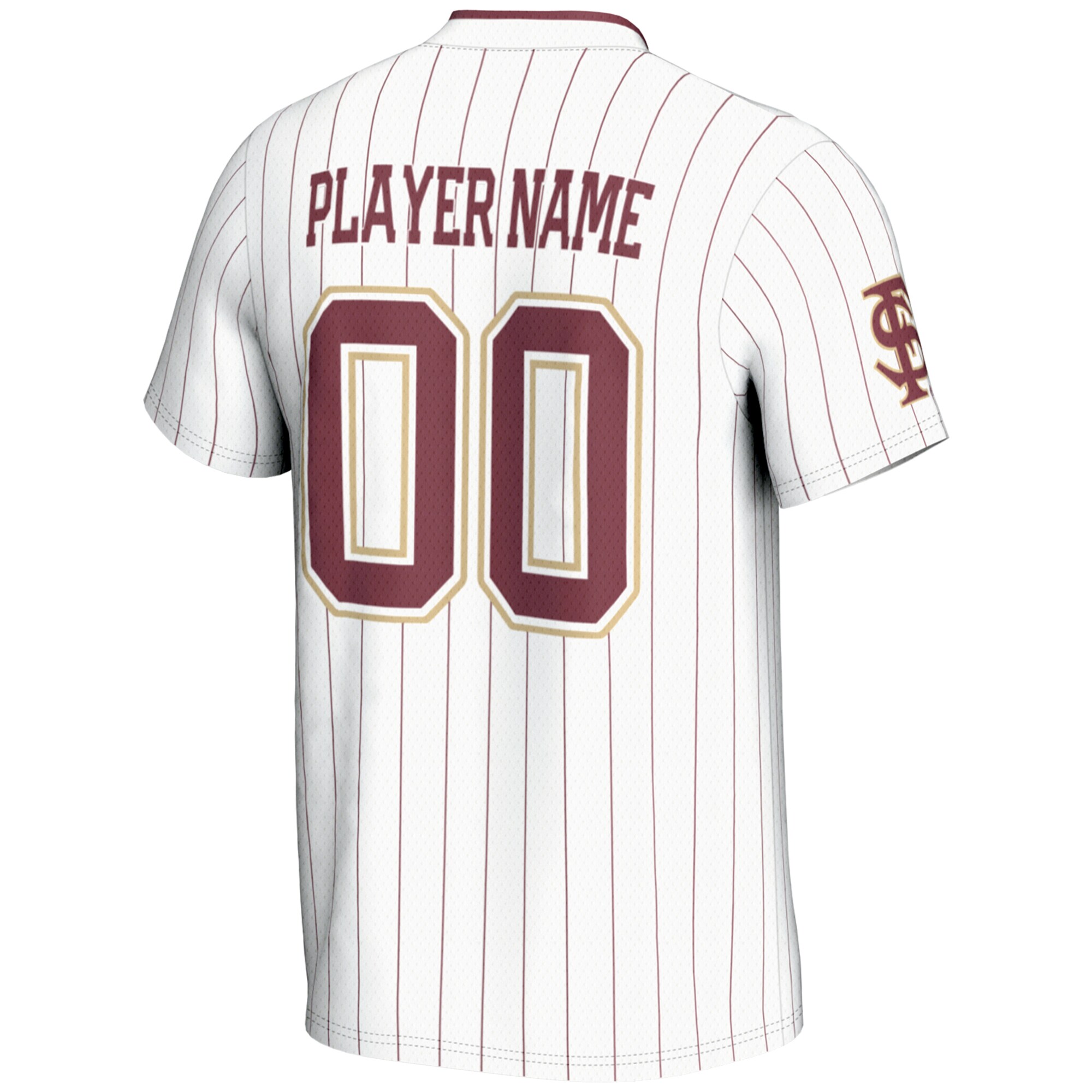 [NJP] Florida State Seminoles GameDay Greats Youth NIL Pick-A-Player Lightweight Softball Jersey - White