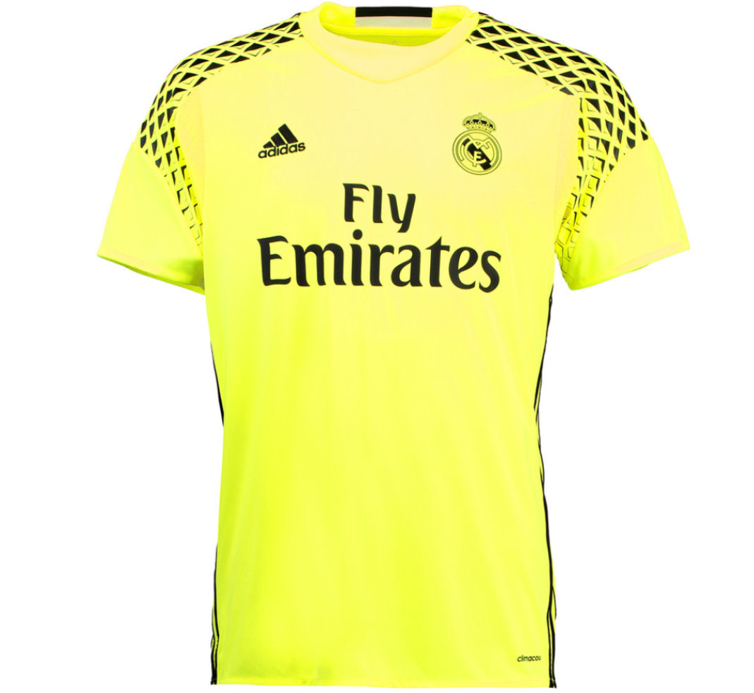 Performance Driven Real Madrid Green Goalkeeper 201617 Soccer Jersey