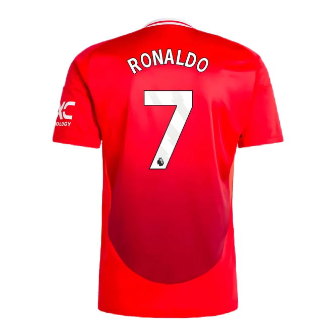 2024-20 Man Utd Home Jersey Ronaldo #7 Edition L M S