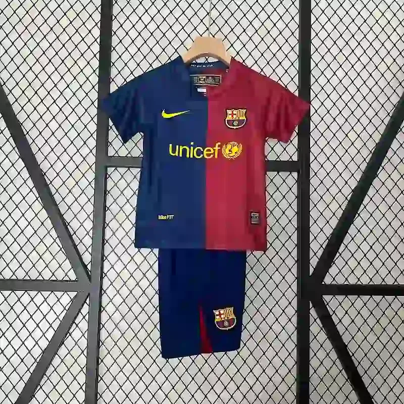 Cheap 2008-2009 Kids Barcelona Jersey retro kit