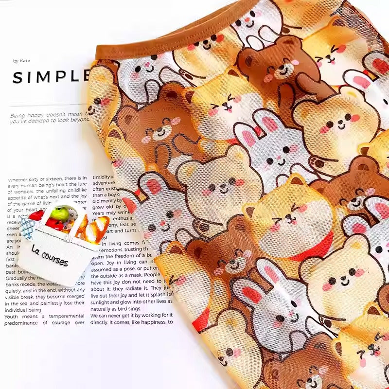 Street-Ready Tailtoon Frenchie Summer Cartoon Vest – Lightweight Brea...