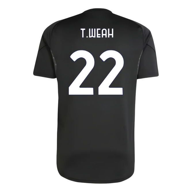 2025-2026 Juve Training Shirt (Black) UV Protection Moisture Wicking