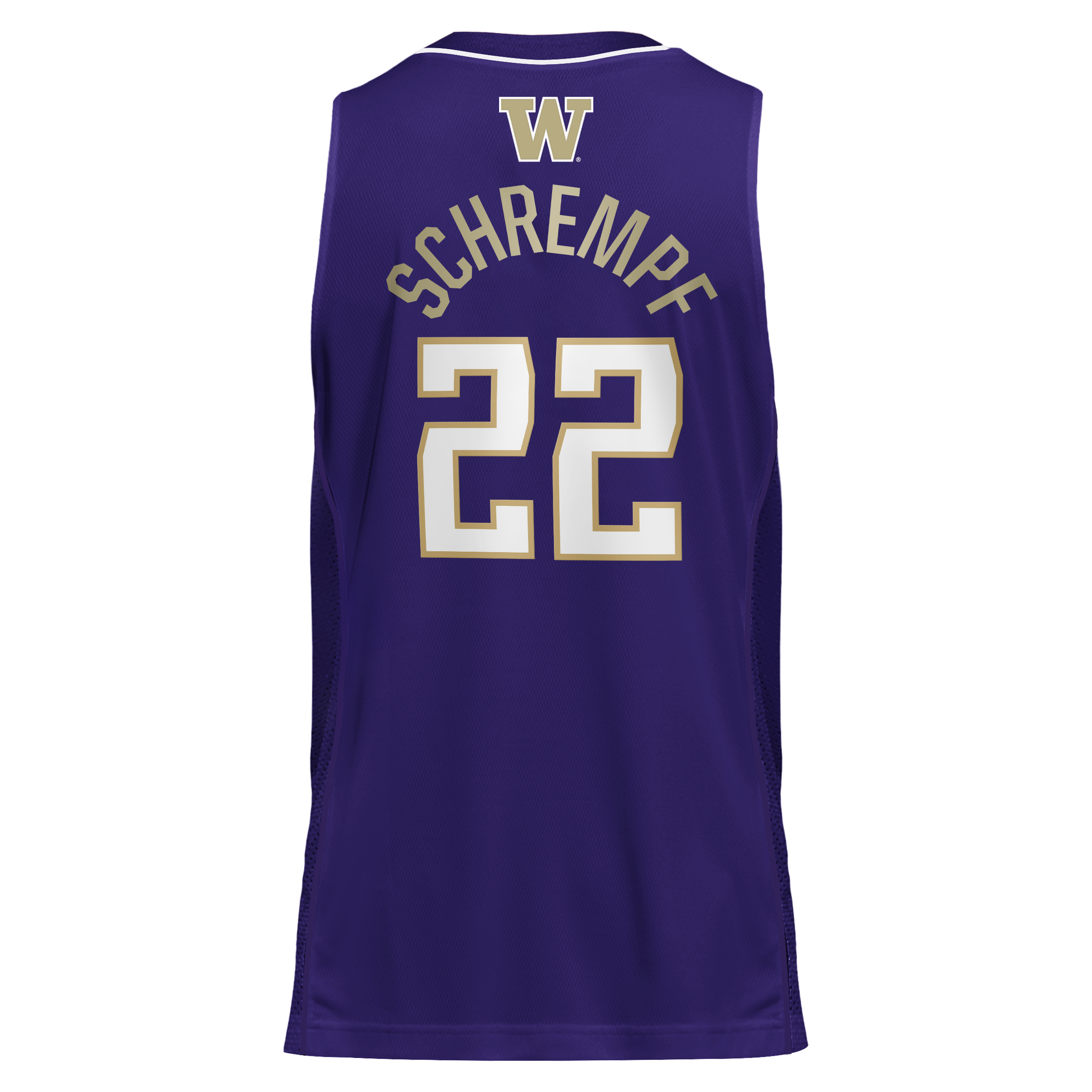 [NJP] Detlef Schrempf Washington Huskies Retired Player Jersey - Purple