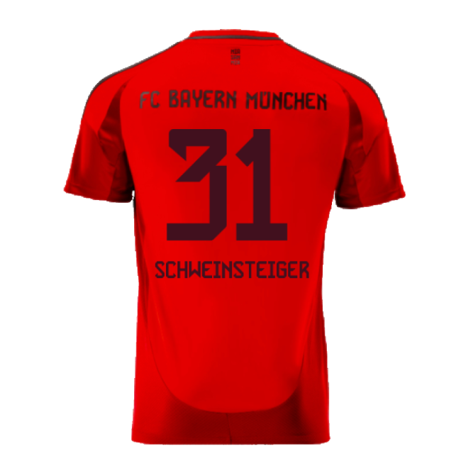 2024-2025 Bayern Munchen Home Kit Football Jersey (Schweinsteiger 31)