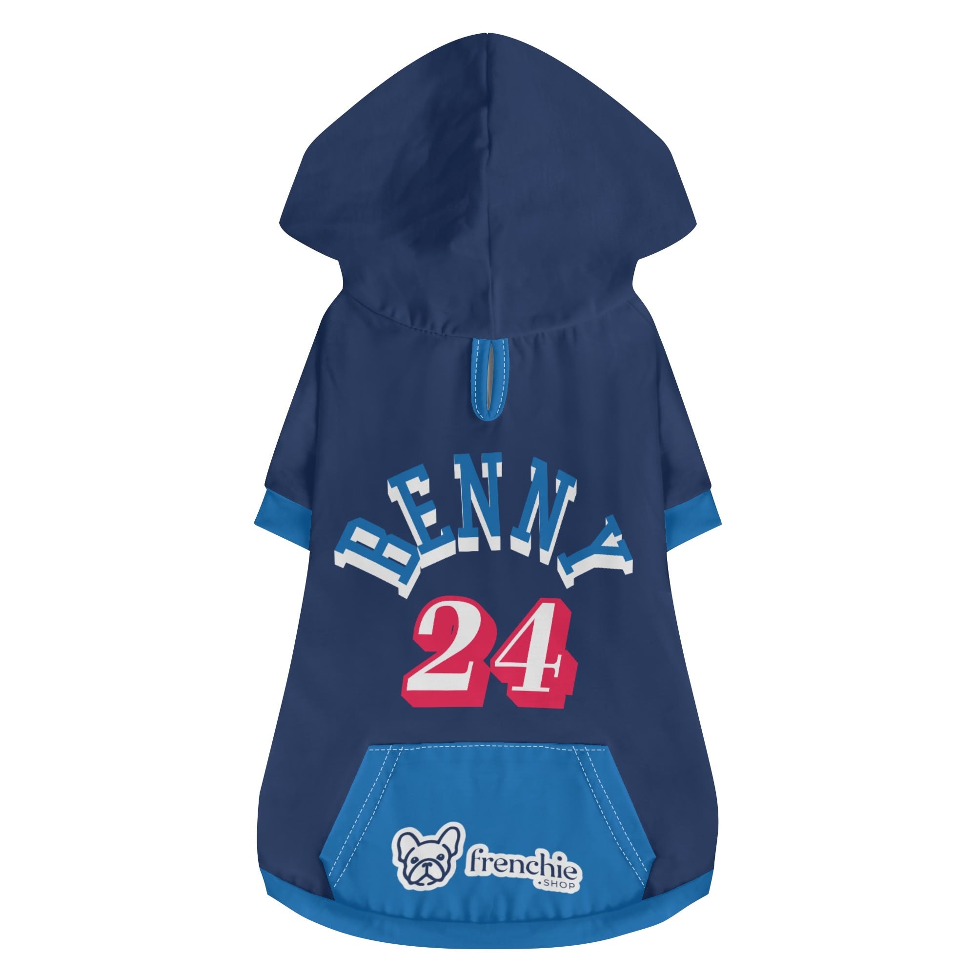 High-Quality Customizable French Bulldog Hoodies With Your Pet’s Name...