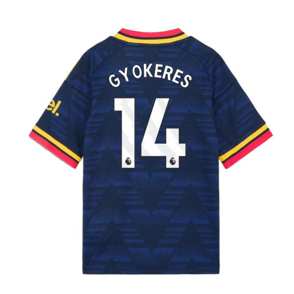 [DDJ] 2026 2027 Arsenal Shirt Away Uniform (Kids) (Gyokeres 14)
