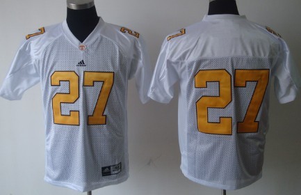 Men's None White 2024 away jersey Arian Foster #27 match worn Jersey