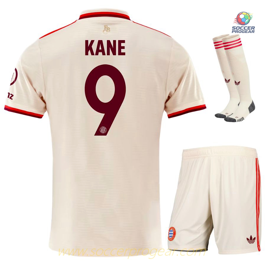 Bayern Munich Third Youth Jersey Set Soccer Jersey 2024/25 Collection Kane