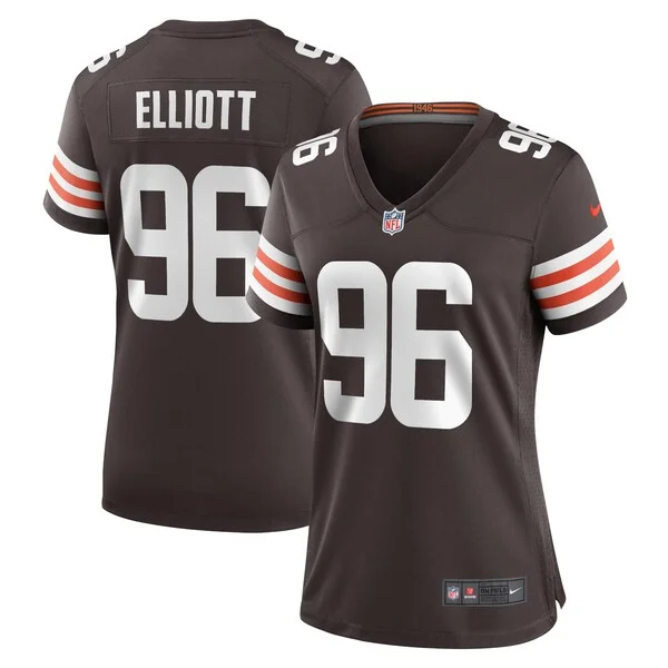 None Jordan Elliott Game Jersey - Brown | NFL Player Jersey | NFL Foot
