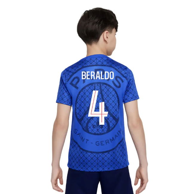 2025-2026 PSG Home Economic Shirt - Kids (Royal) Antibacterial