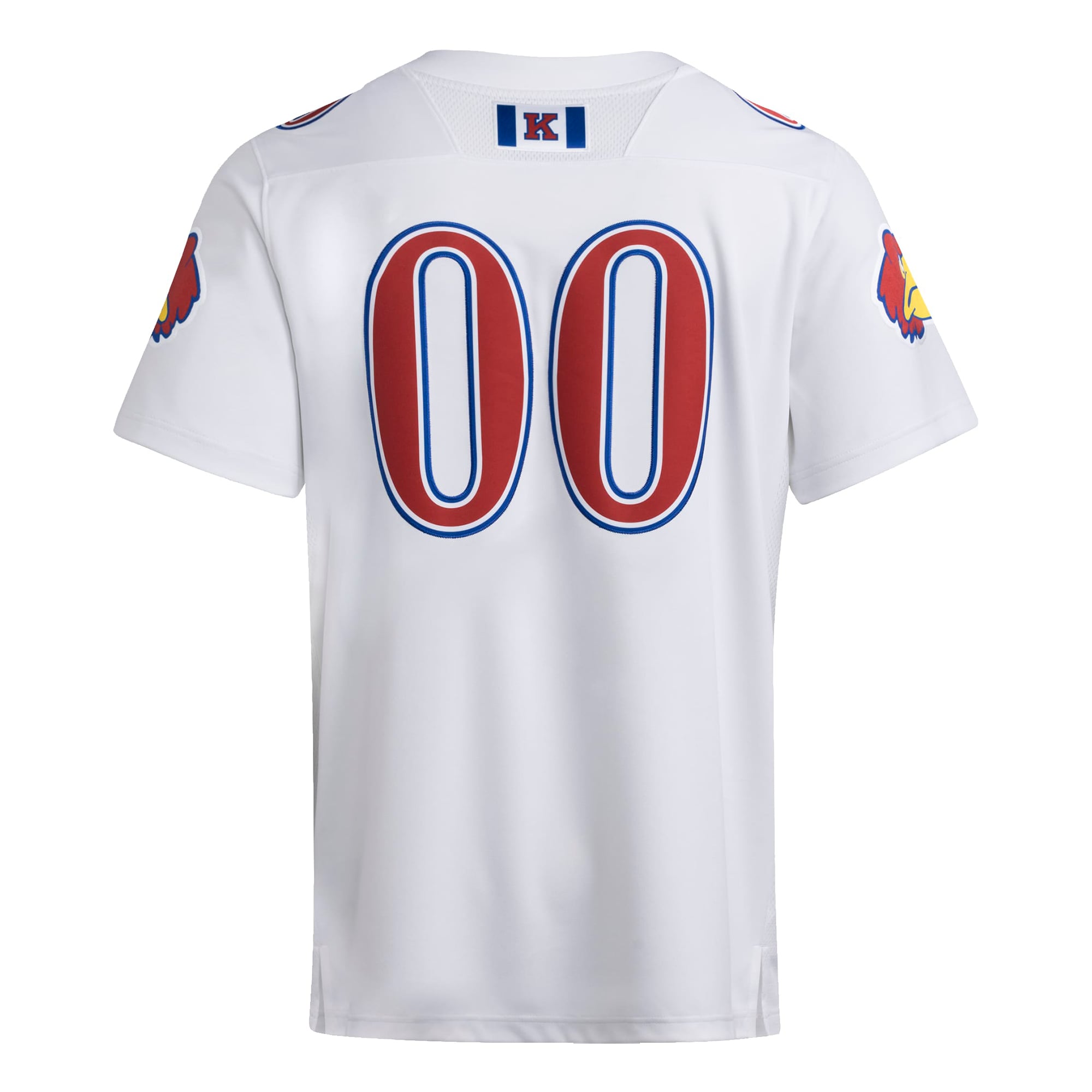 #00 Kansas Jayhawks adidas Premier Strategy Jersey - White