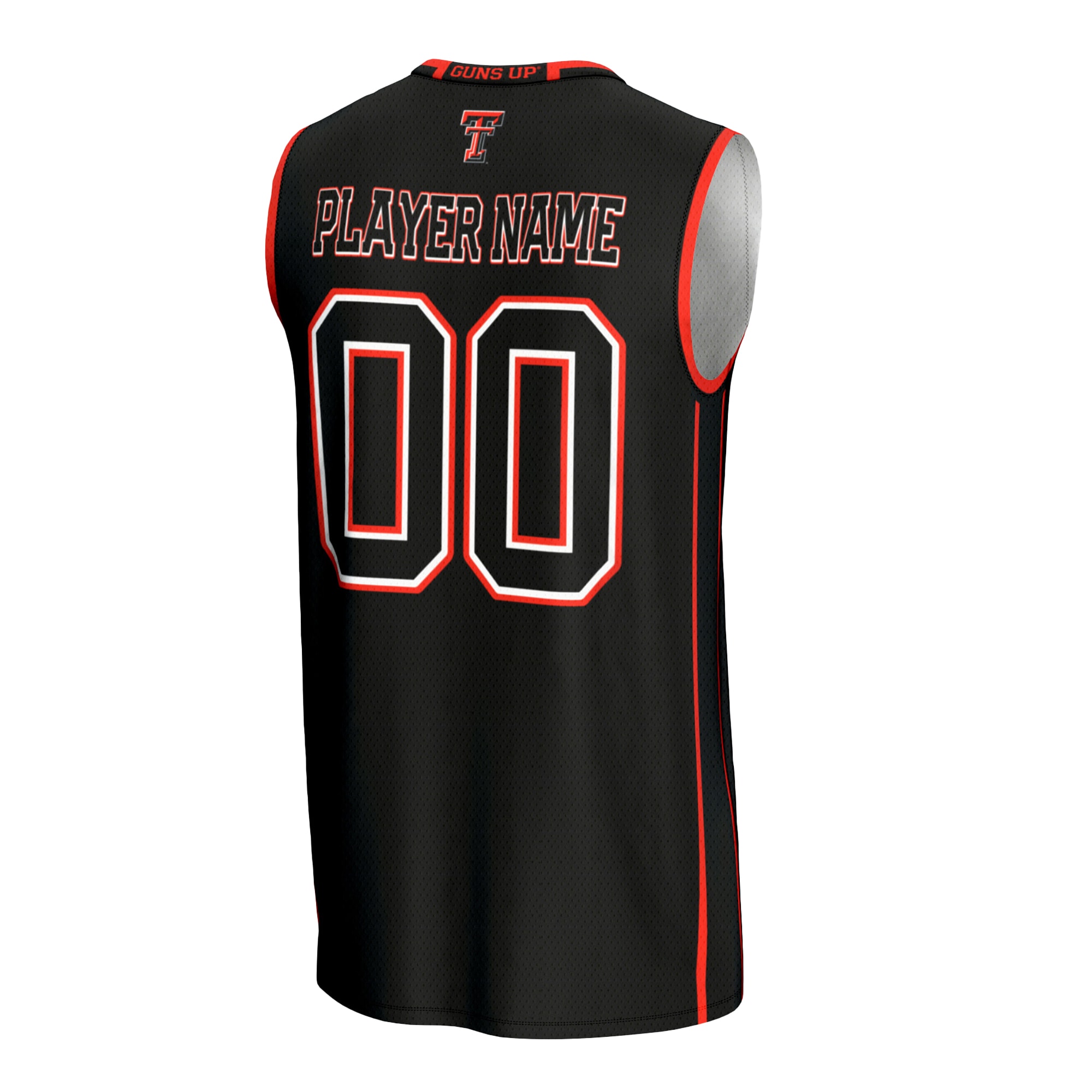 [NJP] Texas Tech Red Raiders GameDay Greats Youth NIL Pick-A-Player Lightweight Men's Basketball Jersey - Black