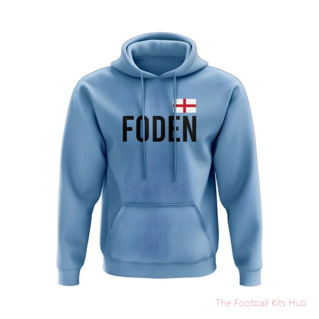 Phil Foden England Name Hoody (Sky blue)