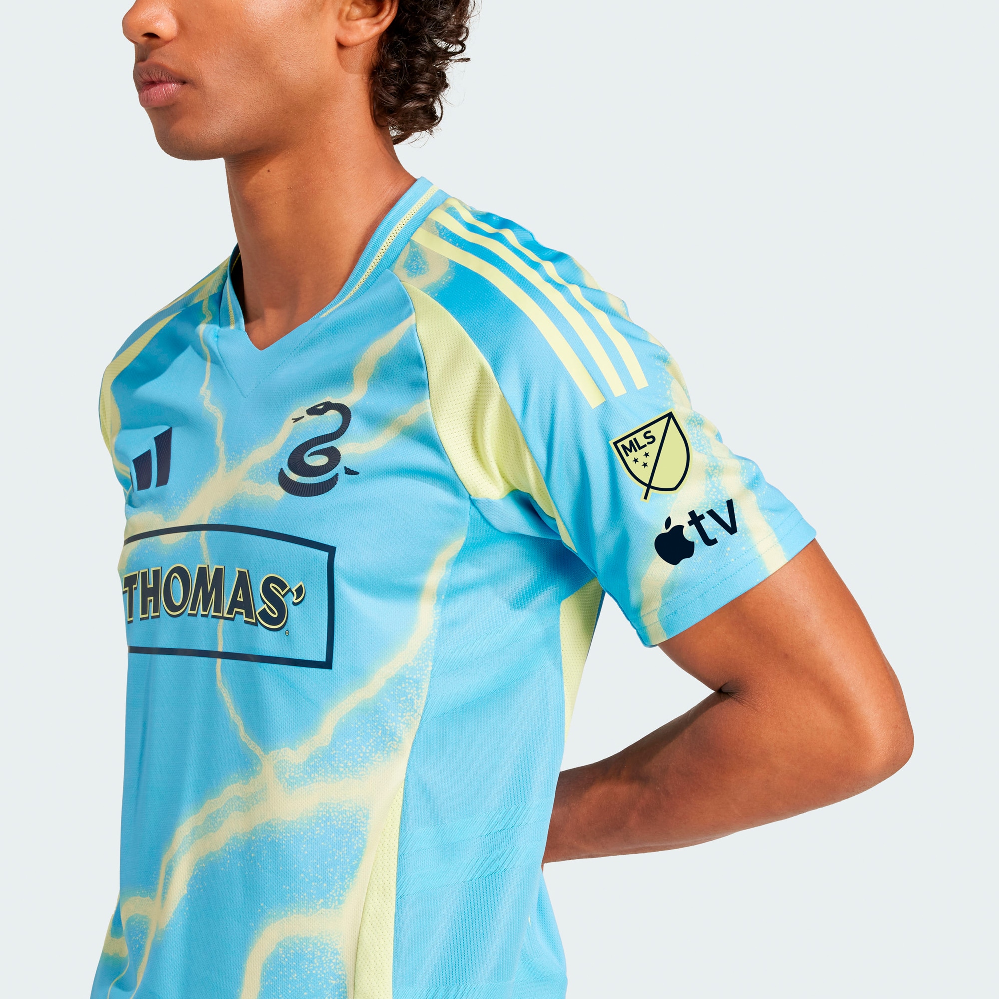 [LK] Philadelphia Union 2025 The Voltage Kit Authentic Jersey - Blue