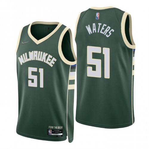 MIL Green Nike M. Bucks #51 NBA Jersey Basketball Jersey Game Day Wear